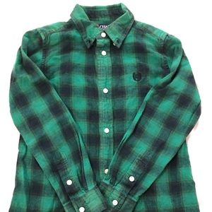 Chaps Flannel Buffalo Plaid Button Down